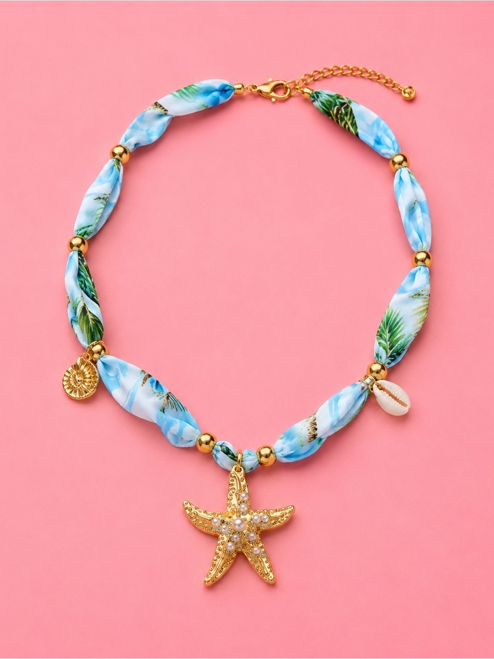 Coastal Grace Pearl Silk Necklace - Picture 10 of 10
